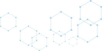 imagem de várias formas geometricas hexagonais